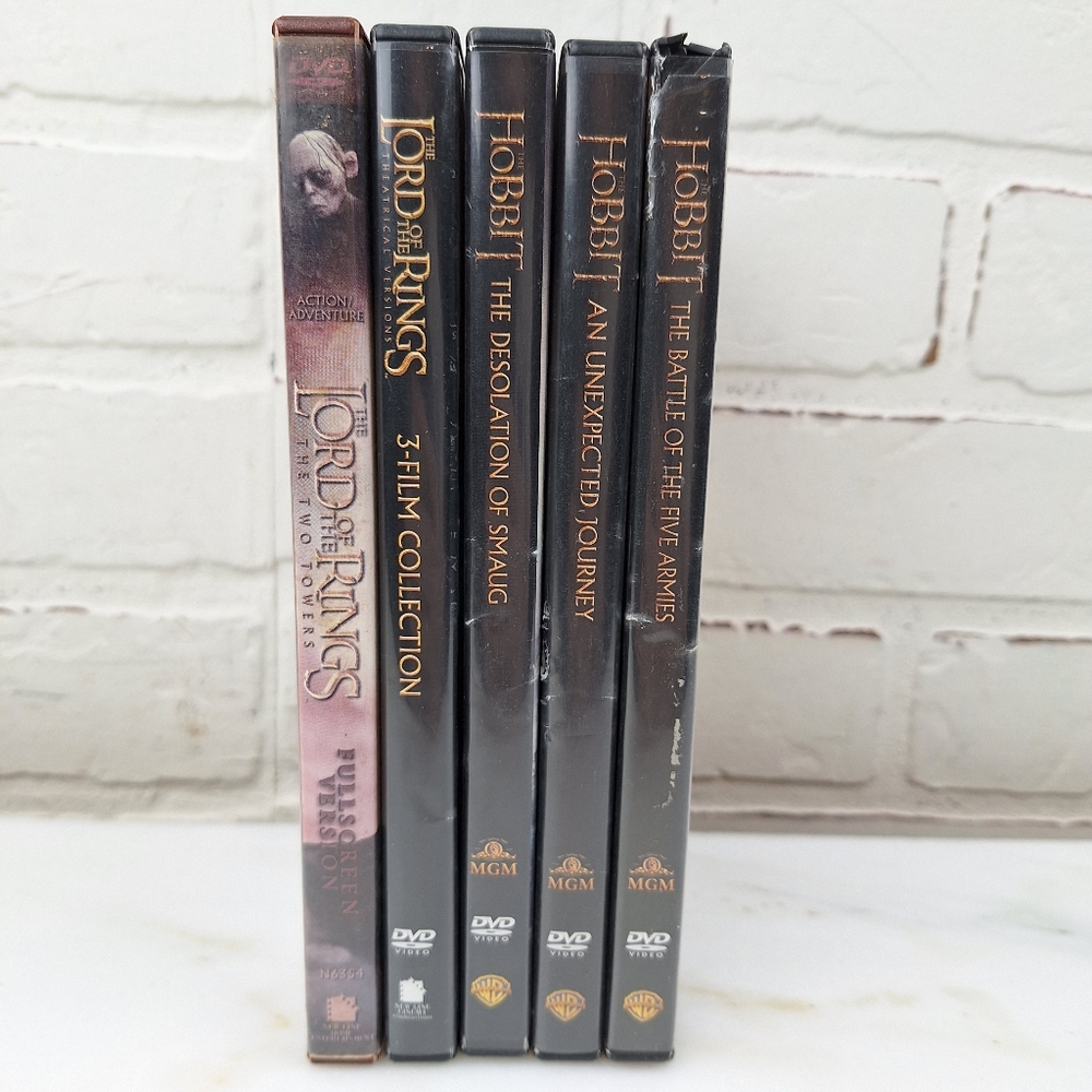 Source Unknown Lord of the Rings and Hobbit DVD Collection